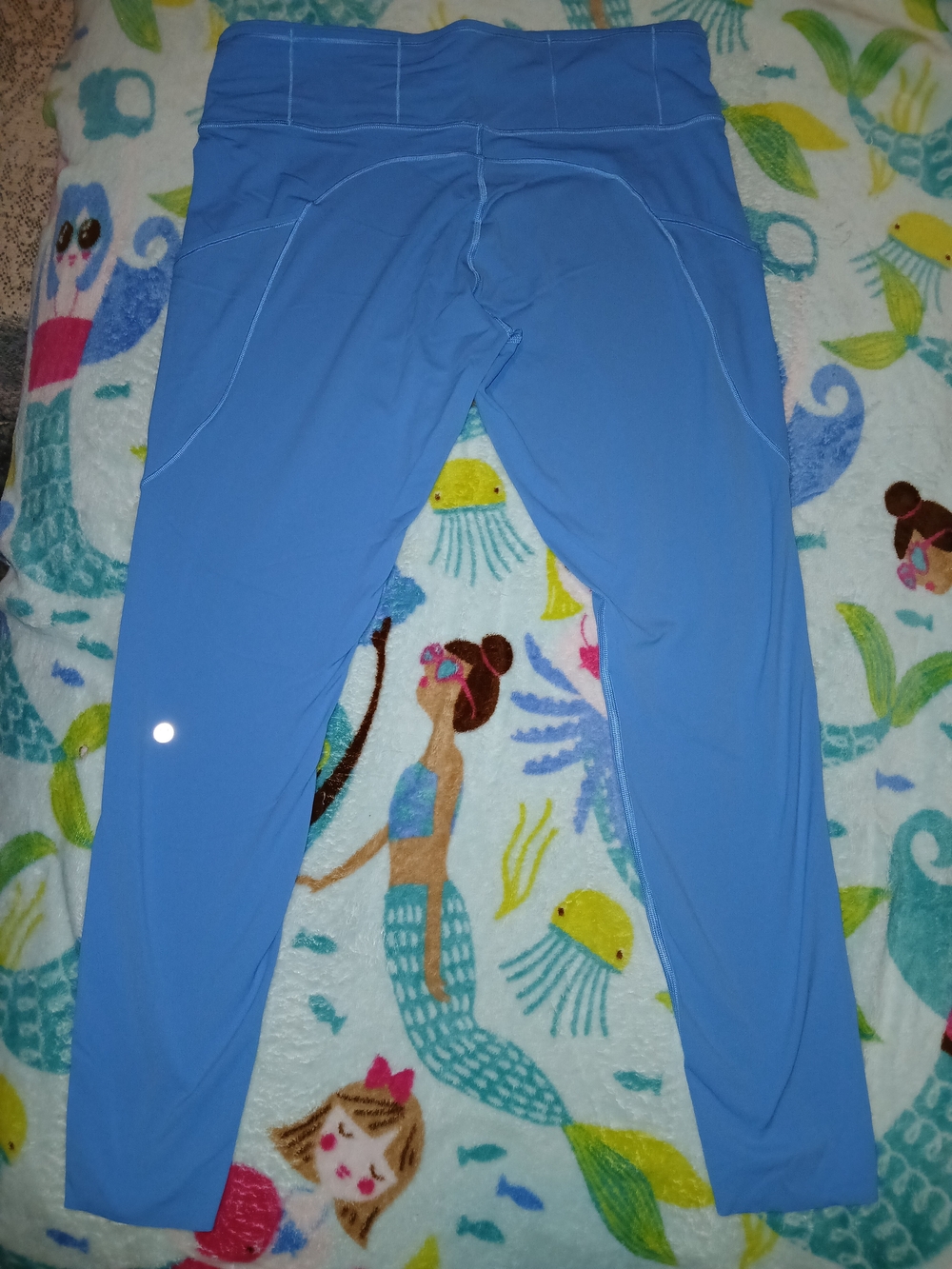 NWOT Lululemon Fast and Free HighRise Tight 27" *5-Pocket Blue Nile Size 14 - Picture 10 of 13